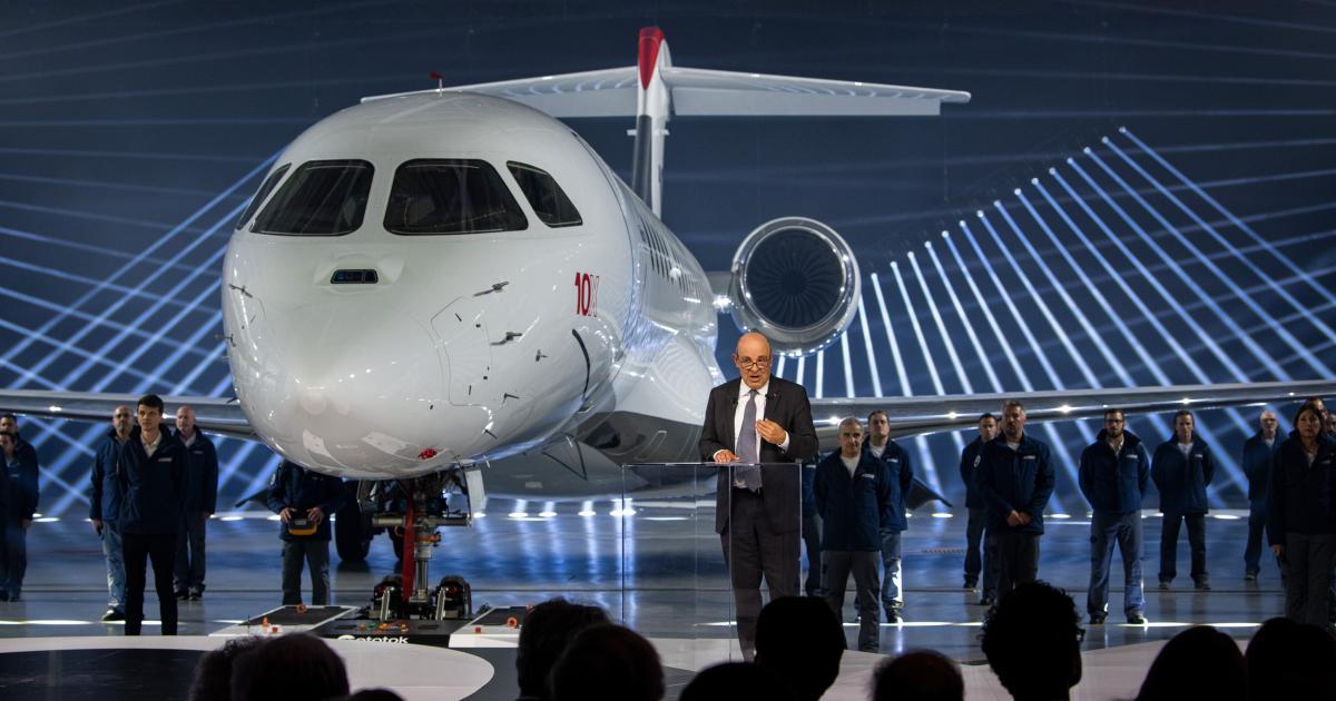 达索猎鹰10X公务机挑战公务机市场巅峰